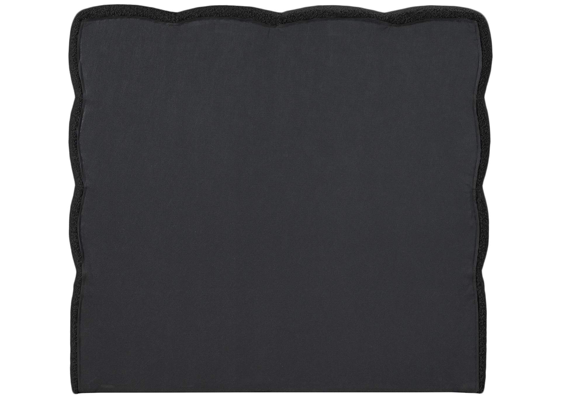 Deco Black Boucle Fabric Twin Bed (3 Boxes),Meridian Furniture