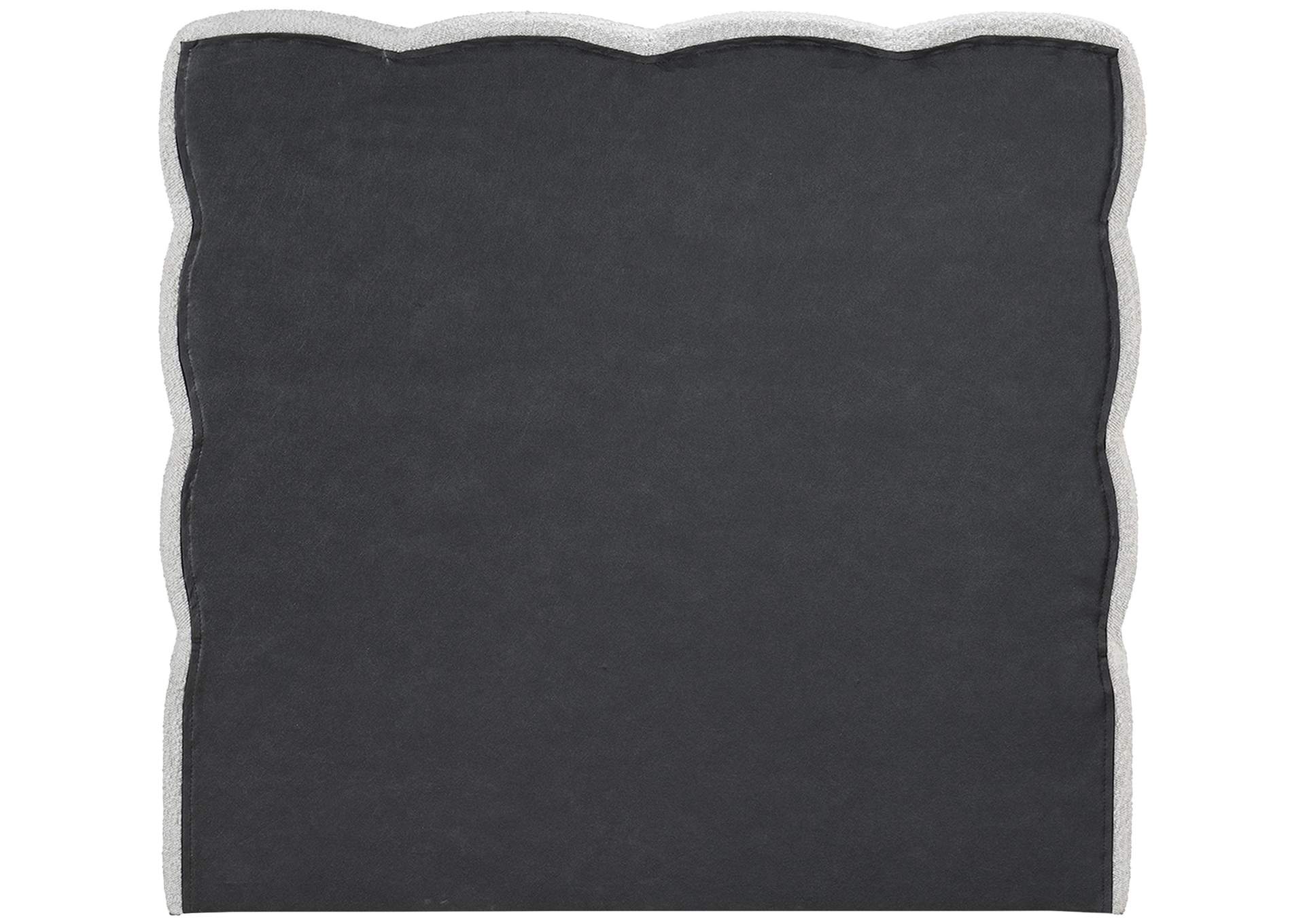 Deco Cream Boucle Fabric Twin Bed (3 Boxes),Meridian Furniture