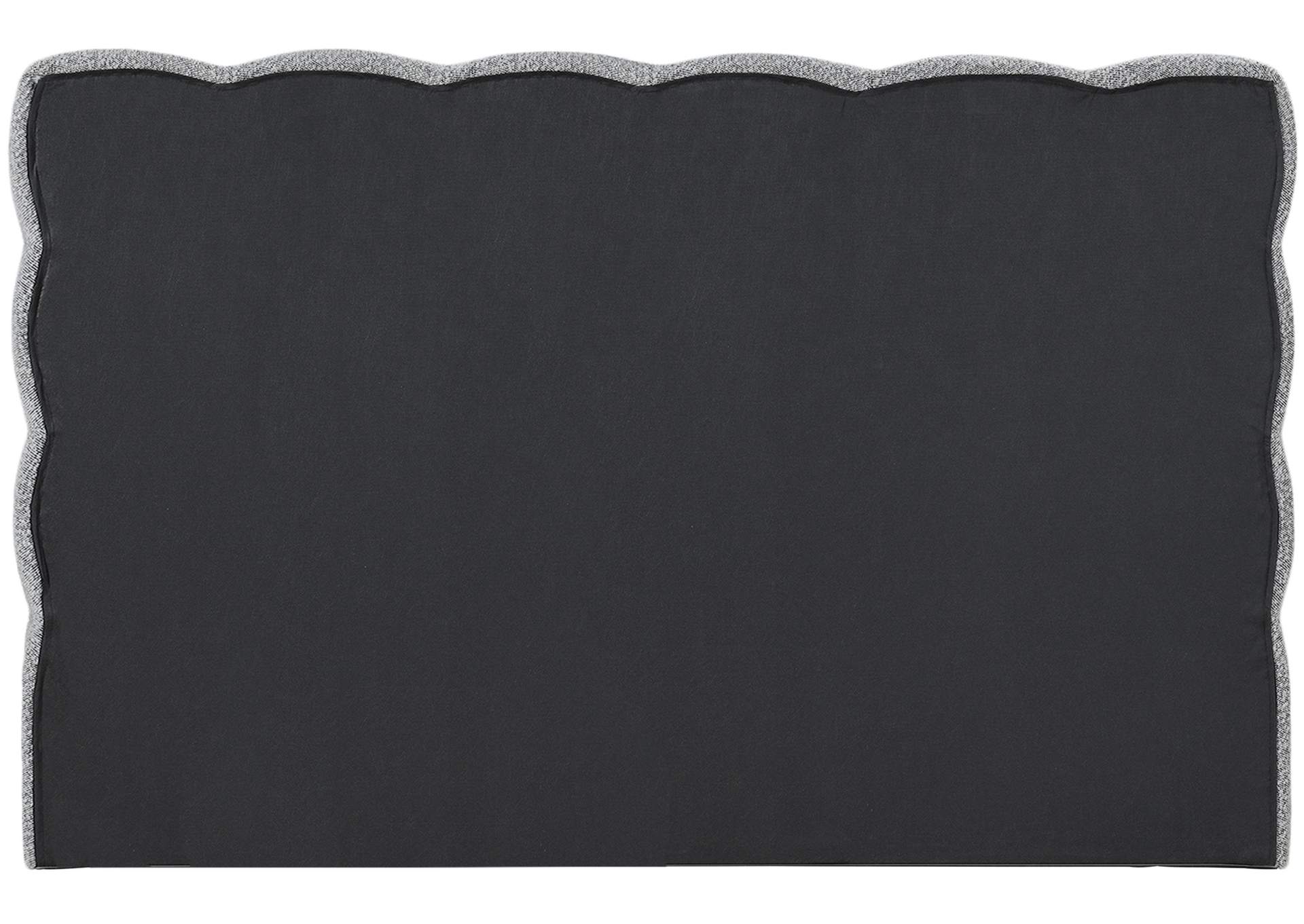 Deco Grey Boucle Fabric Full Bed (3 Boxes),Meridian Furniture