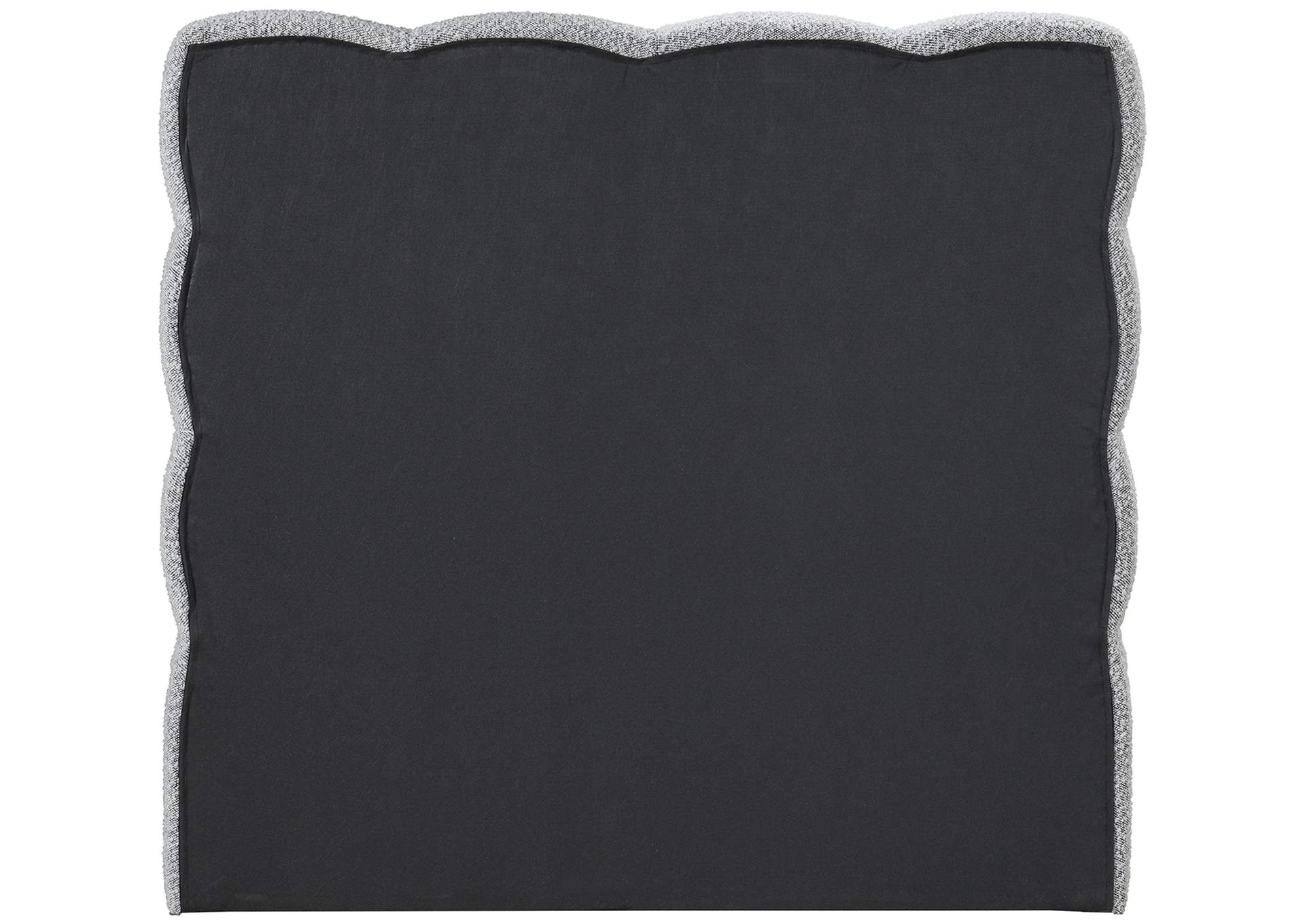 Deco Grey Boucle Fabric Twin Bed (3 Boxes),Meridian Furniture