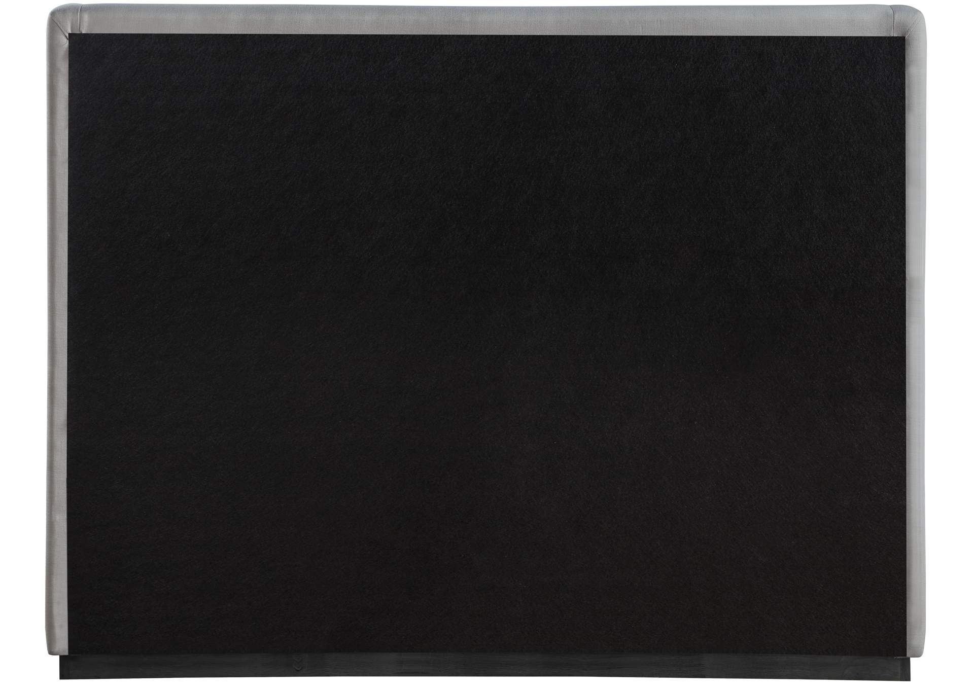 Flynn Grey Linen Textured Fabric Full Bed,Meridian Furniture