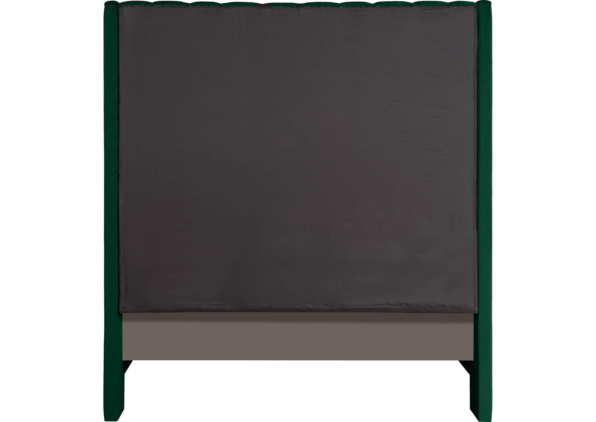 Fritz Green Velvet Full Bed,Meridian Furniture