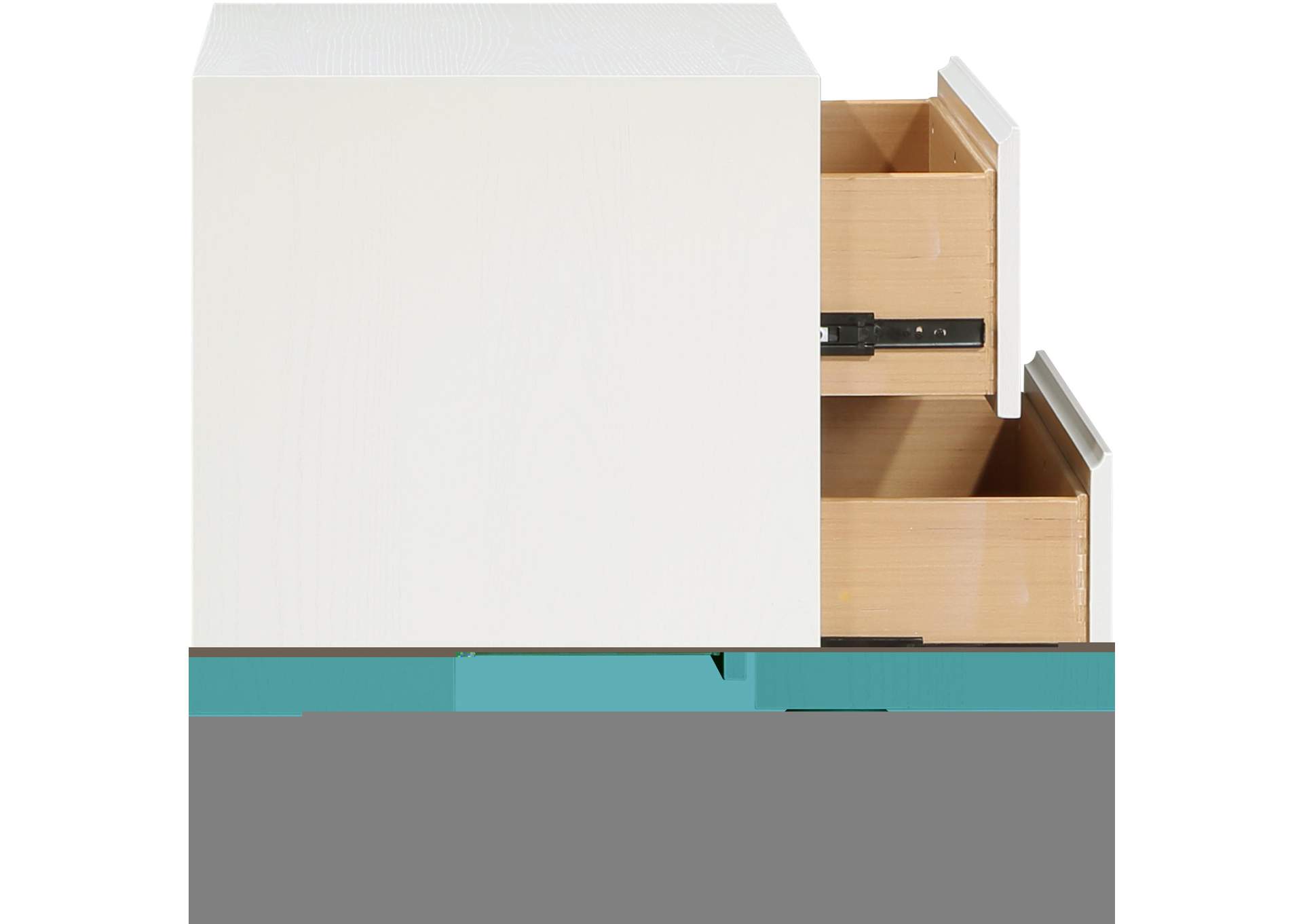 Kent Cream Night Stand,Meridian Furniture