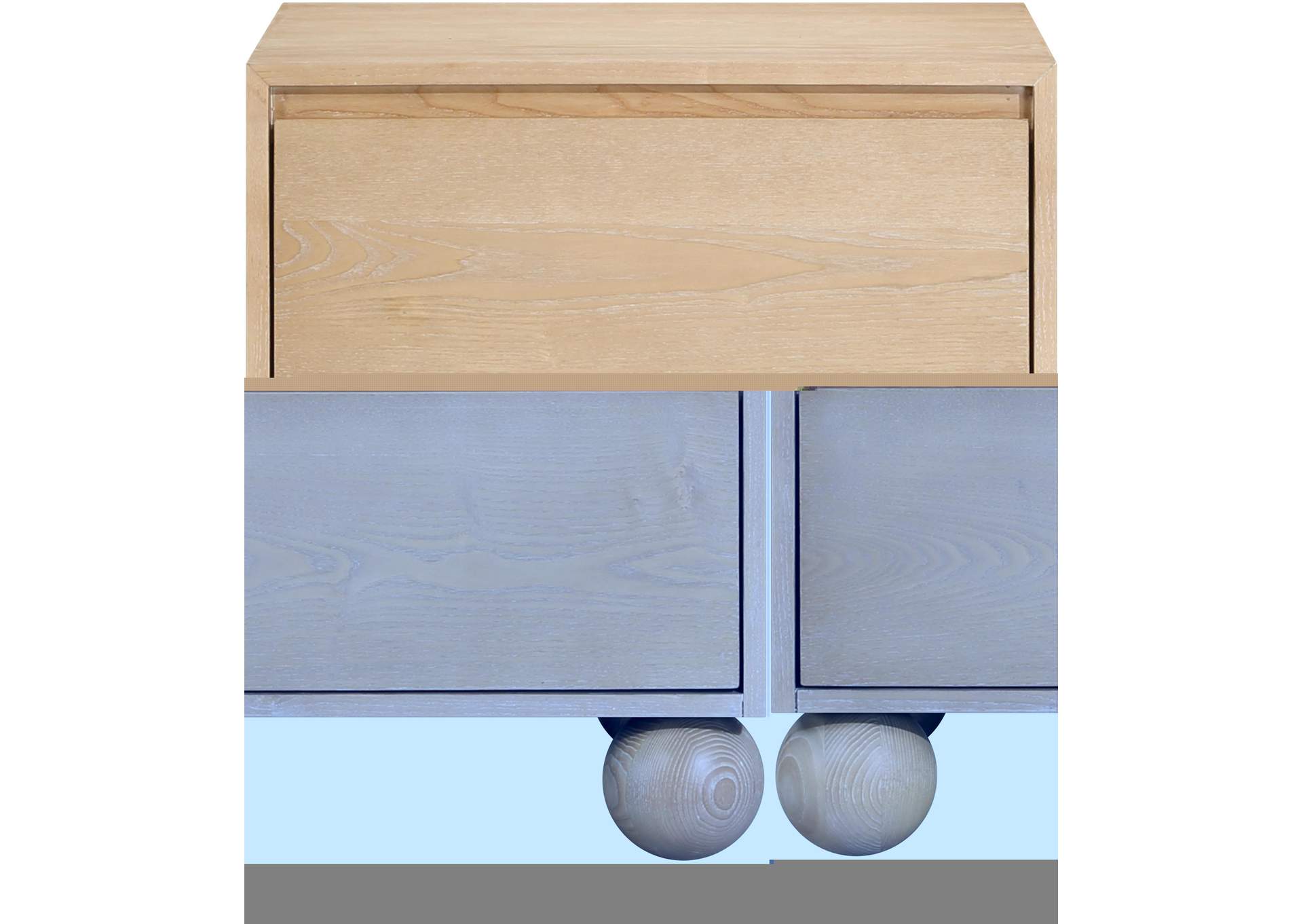 Kent Natural Night Stand,Meridian Furniture