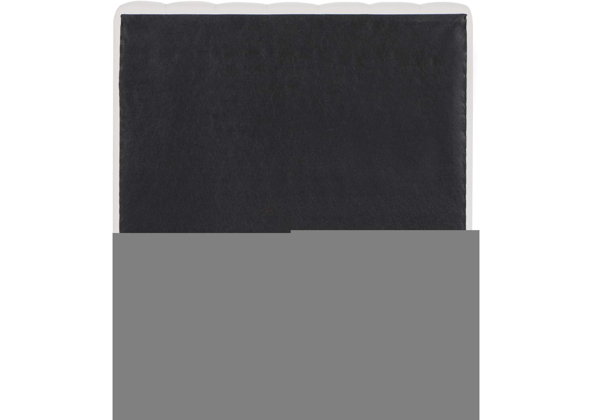 Lucia Cream Linen Textured Fabric Twin Bed,Meridian Furniture