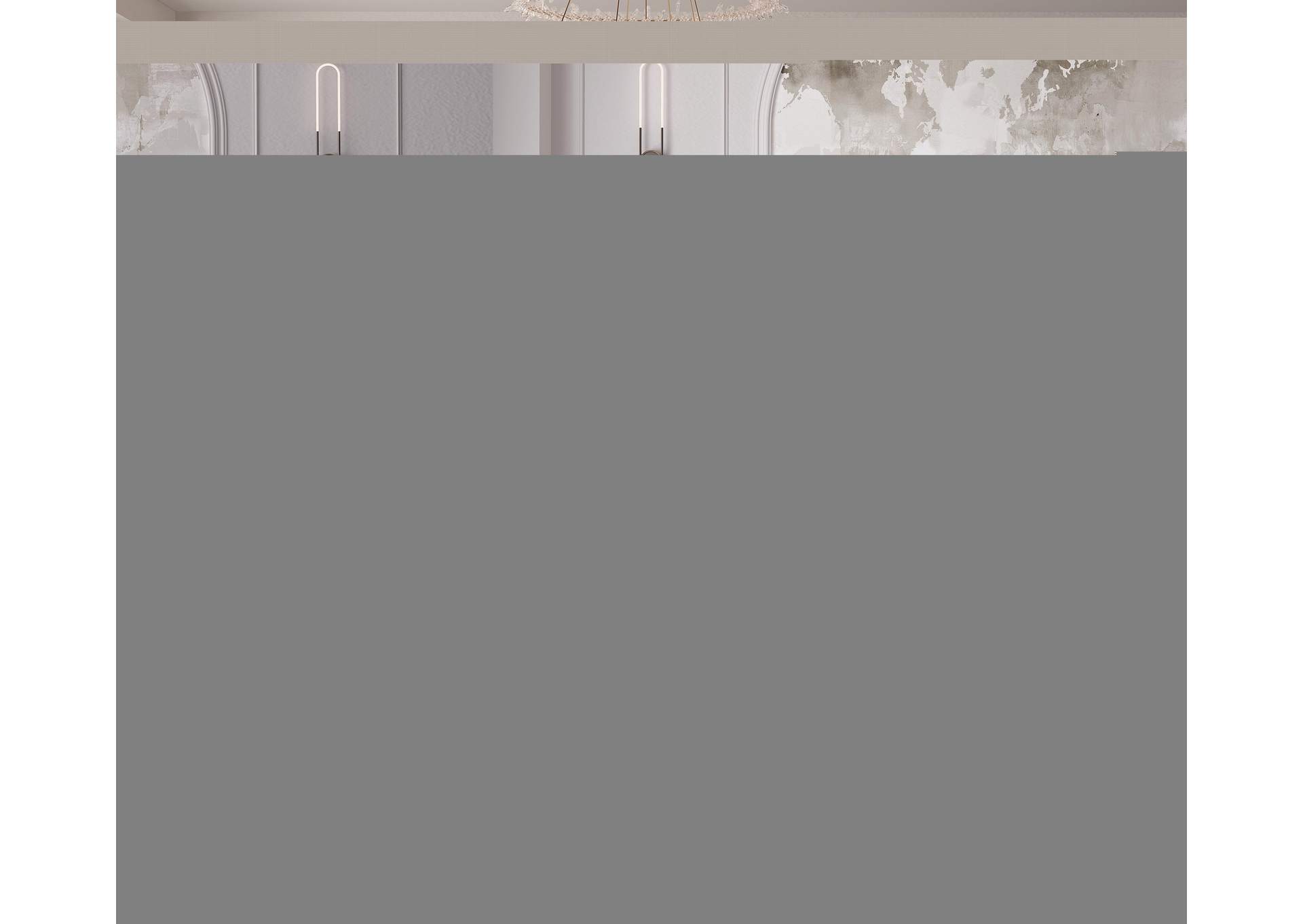 Nico Black Velvet Queen Bed,Meridian Furniture