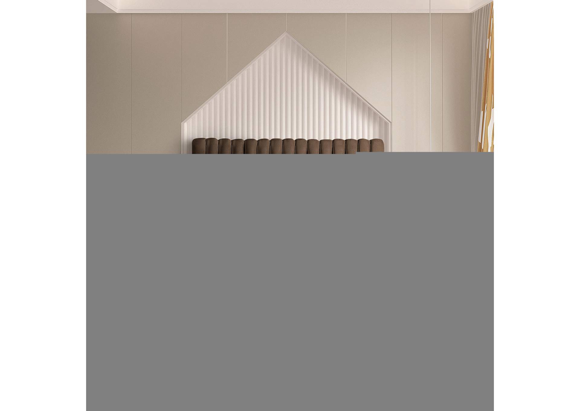 Nico Brown Velvet Twin Bed,Meridian Furniture