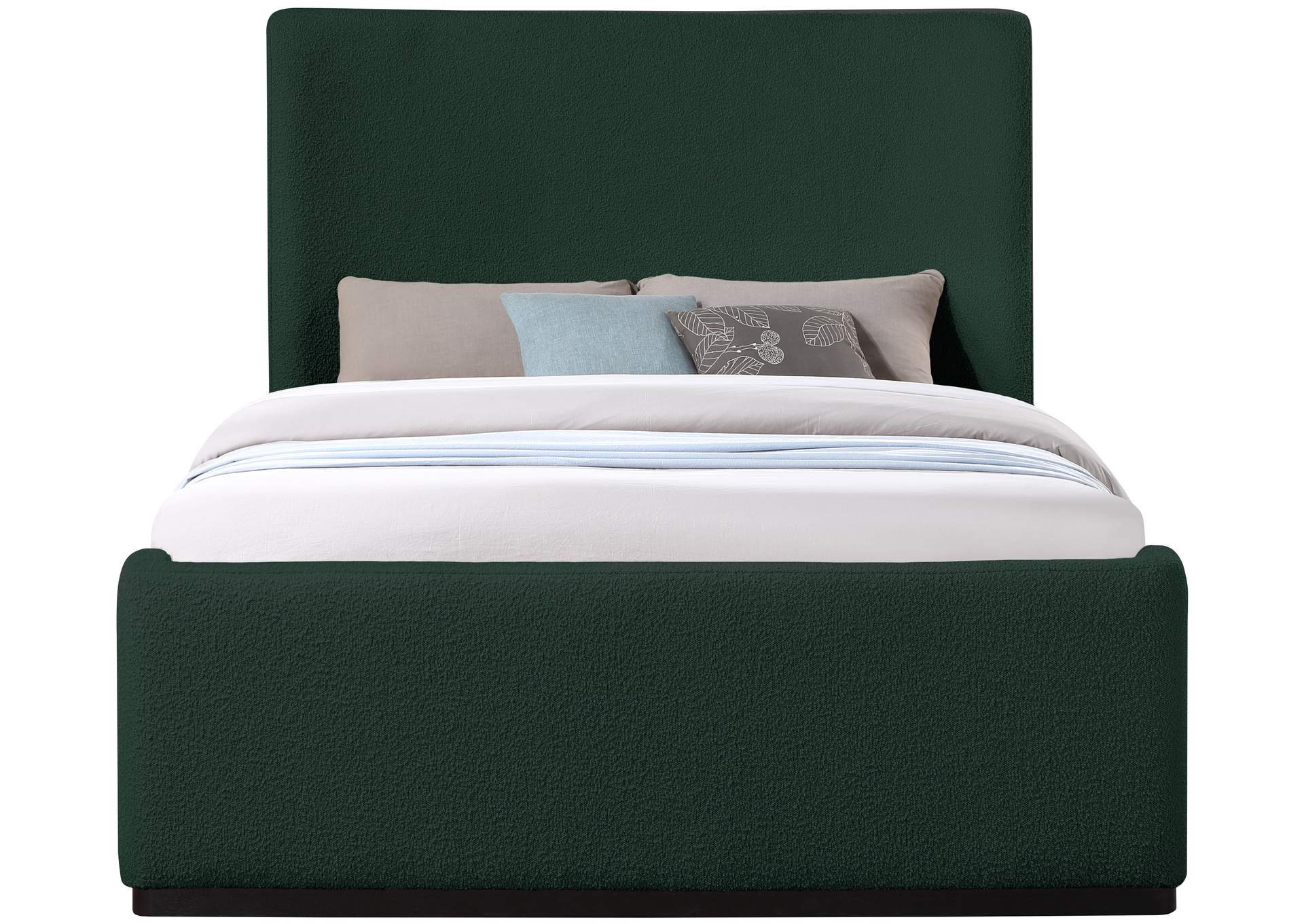 Oliver Green Boucle Fabric Full Bed (3 Boxes),Meridian Furniture