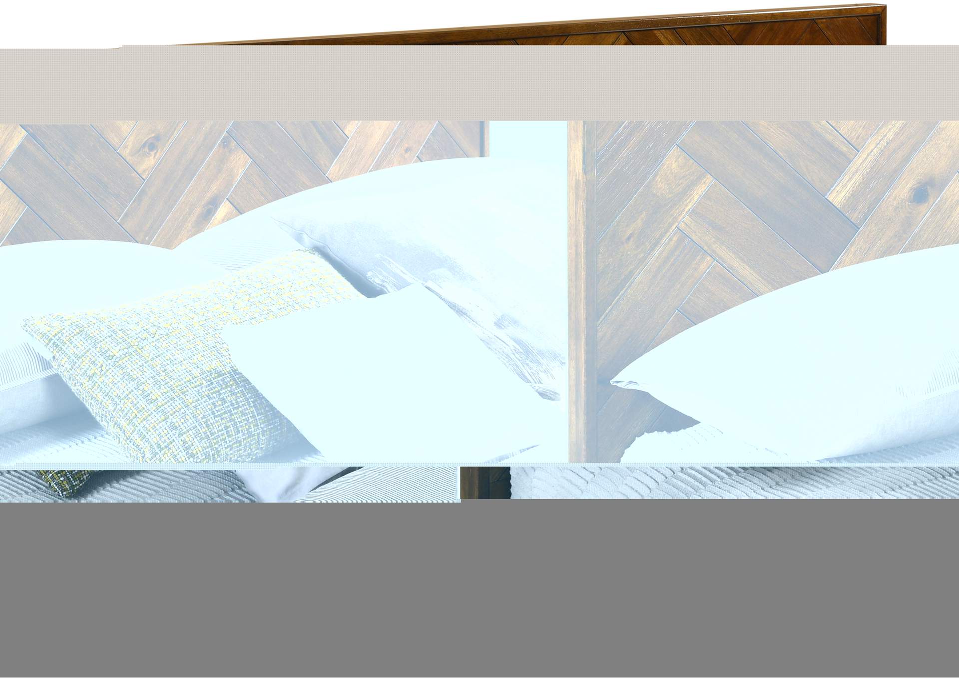 Reed Antique Coffee King Bed (3 Boxes),Meridian Furniture