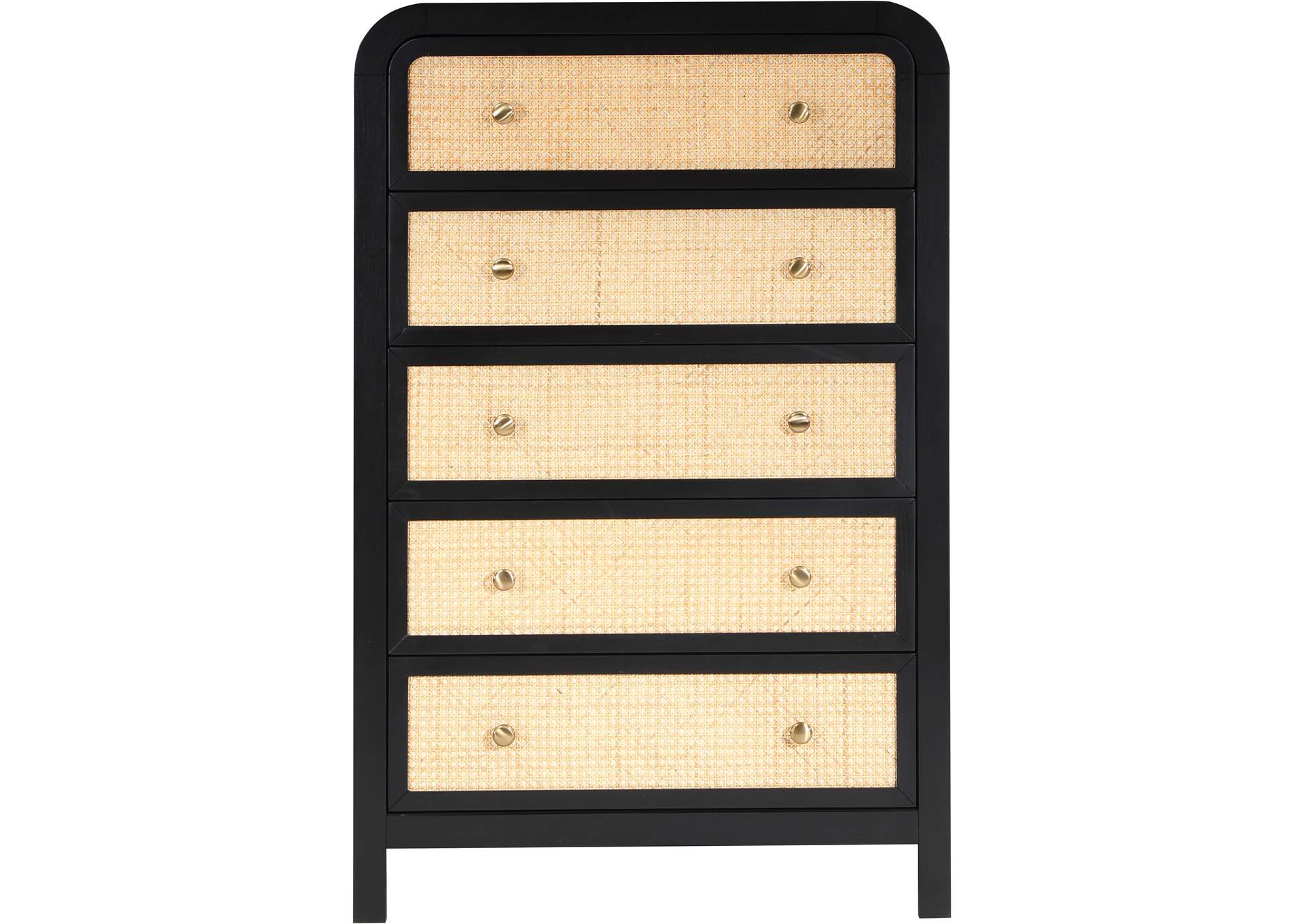 Siena Black Chest,Meridian Furniture