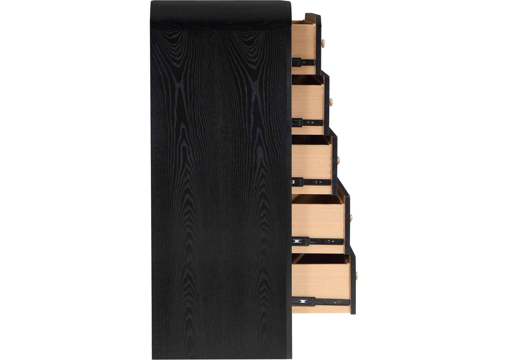 Siena Black Chest,Meridian Furniture