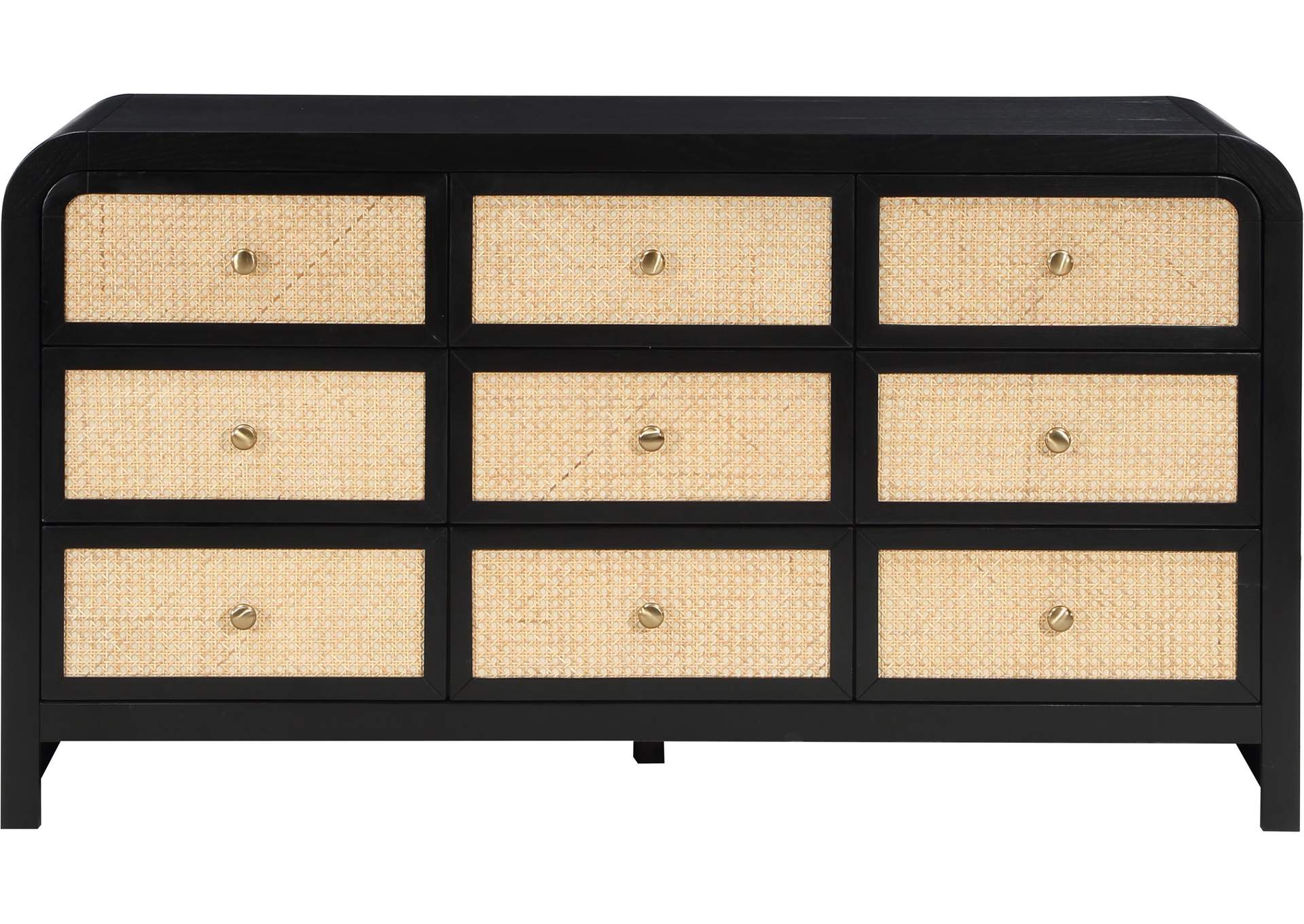 Siena Black Dresser,Meridian Furniture