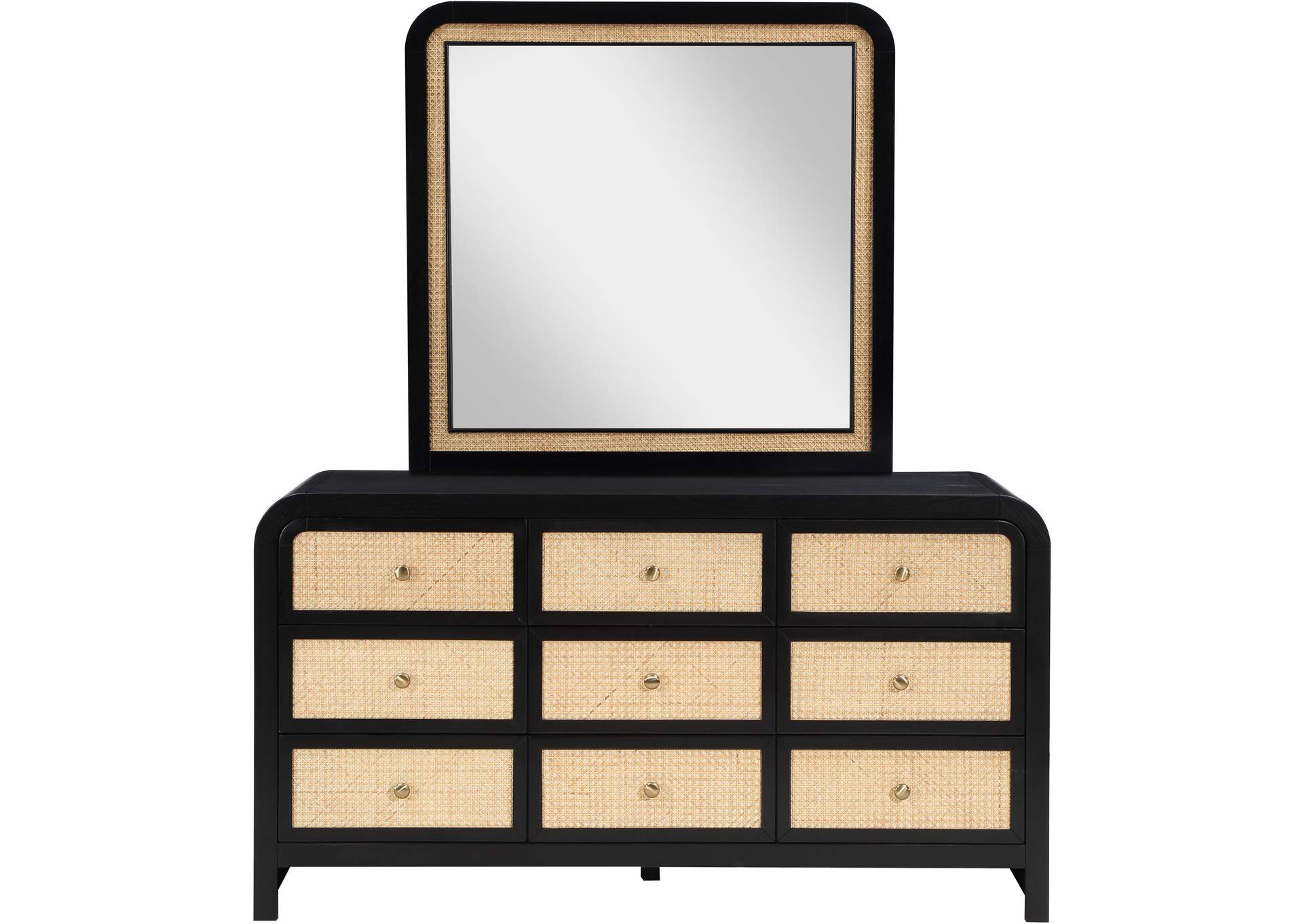 Siena Black Dresser,Meridian Furniture