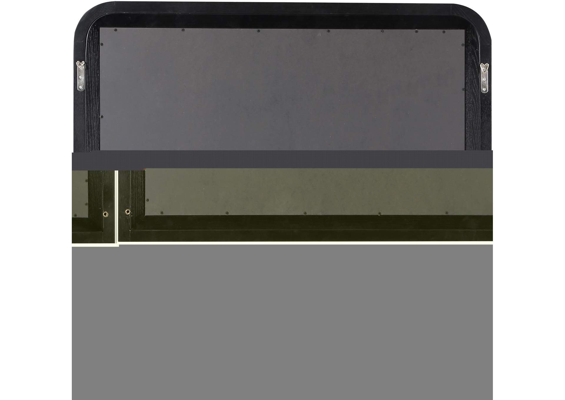 Siena Black Mirror,Meridian Furniture