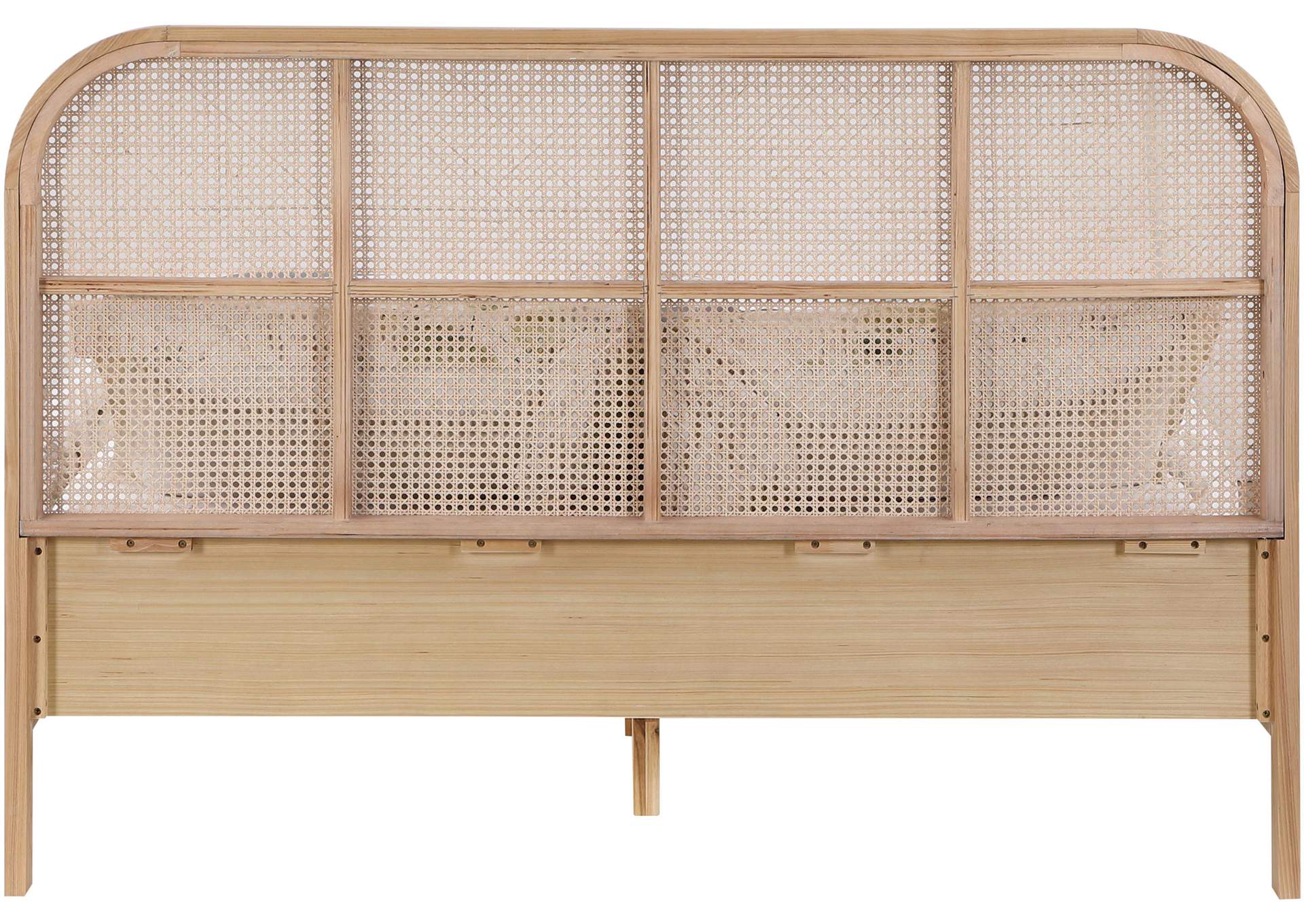 Siena Natural Ash Wood King Bed (3 Boxes),Meridian Furniture