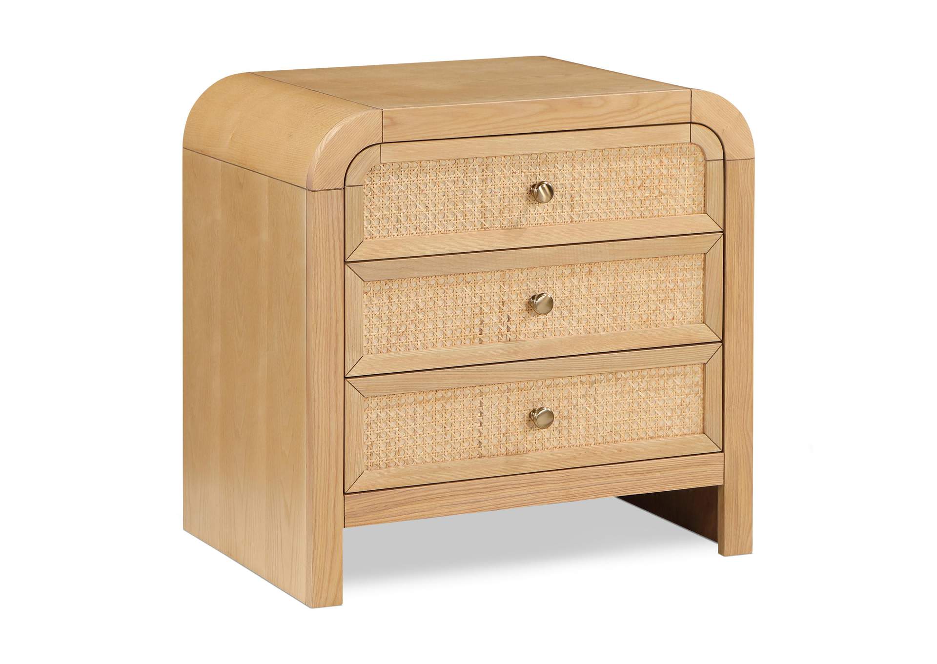 Siena Natural Night Stand,Meridian Furniture