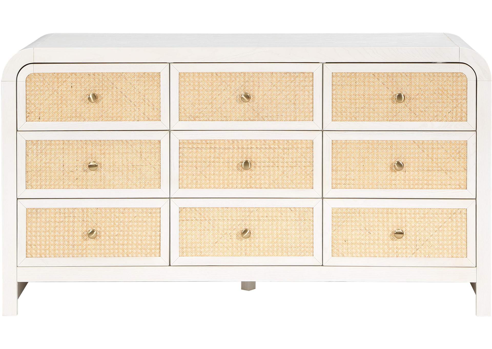 Siena White Dresser,Meridian Furniture