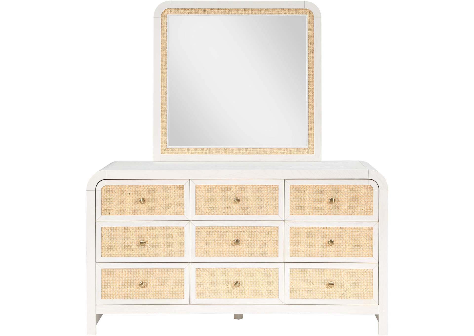 Siena White Dresser,Meridian Furniture