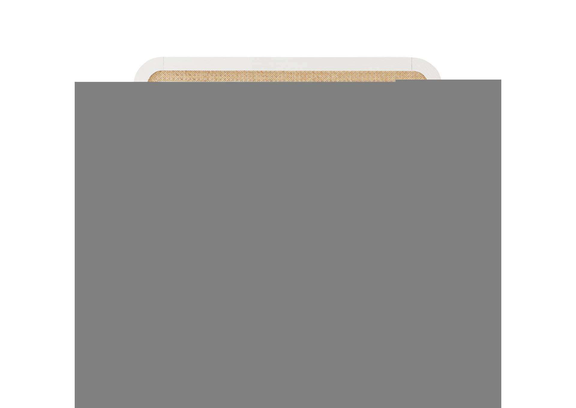 Siena White Mirror,Meridian Furniture