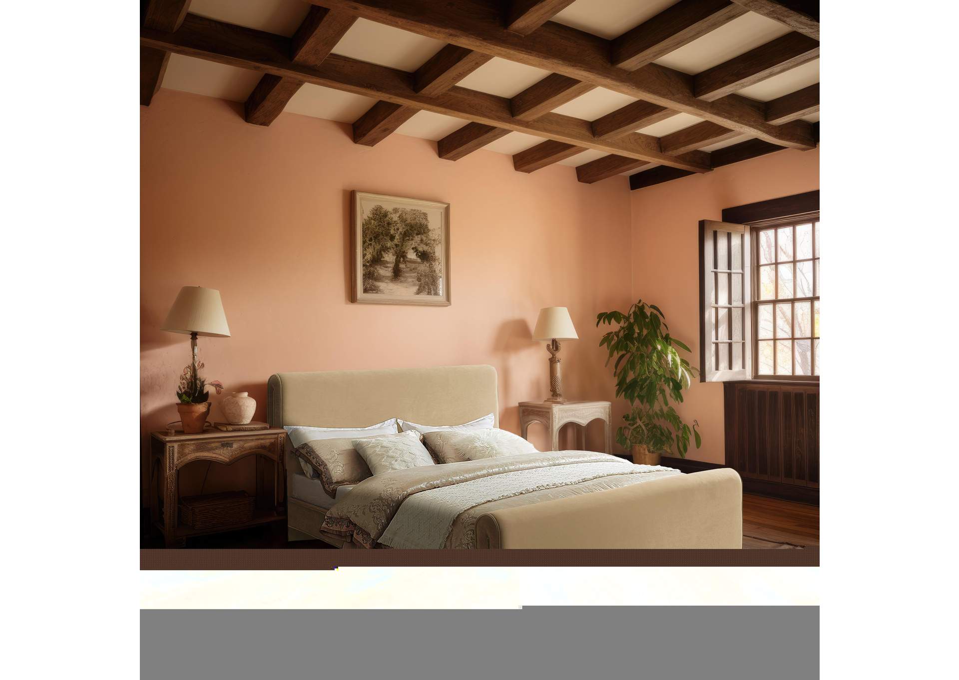 Sloan Camel Velvet Queen Bed (3 Boxes),Meridian Furniture
