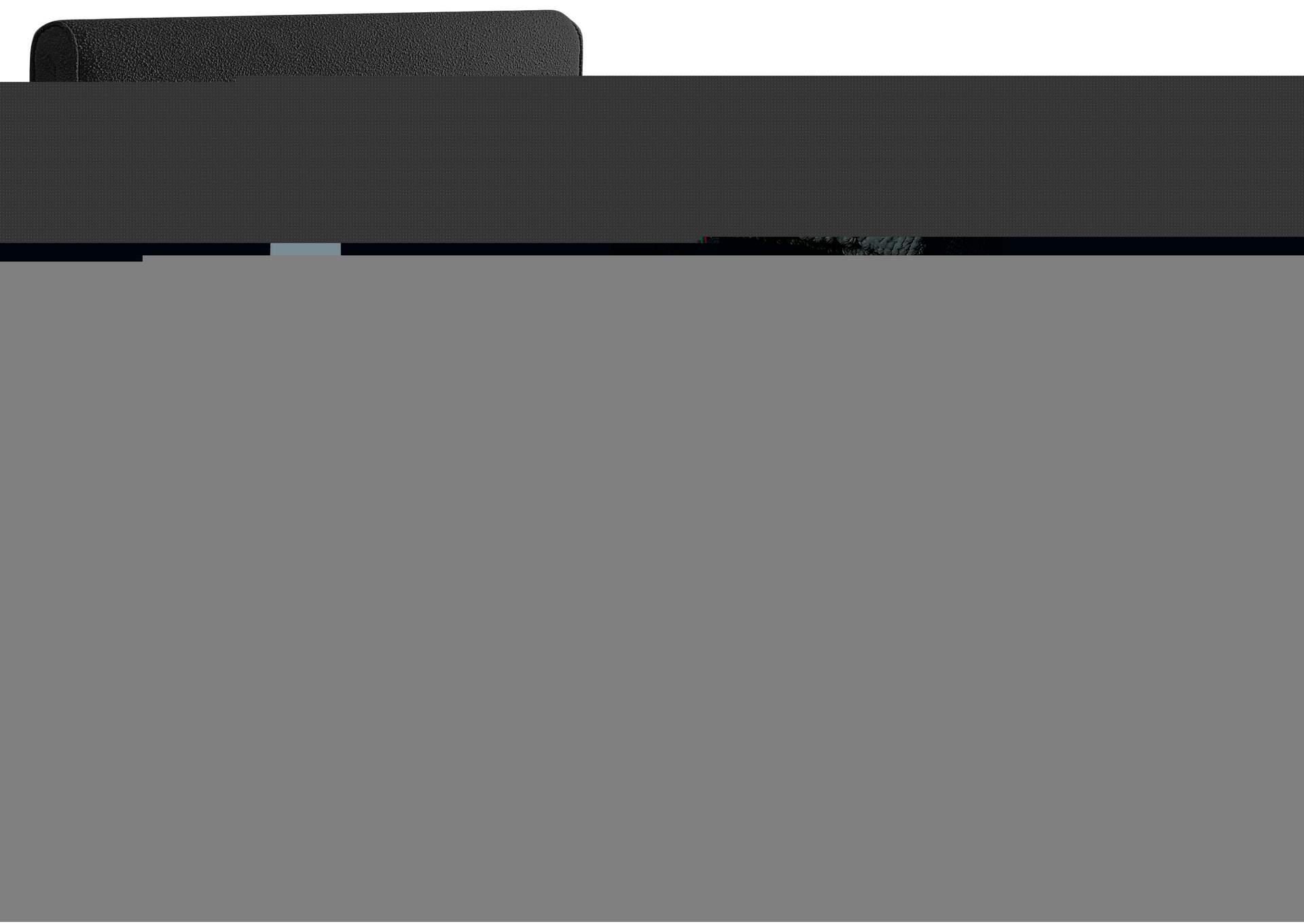 Stylus Black Boucle Fabric King Bed (3 Boxes),Meridian Furniture