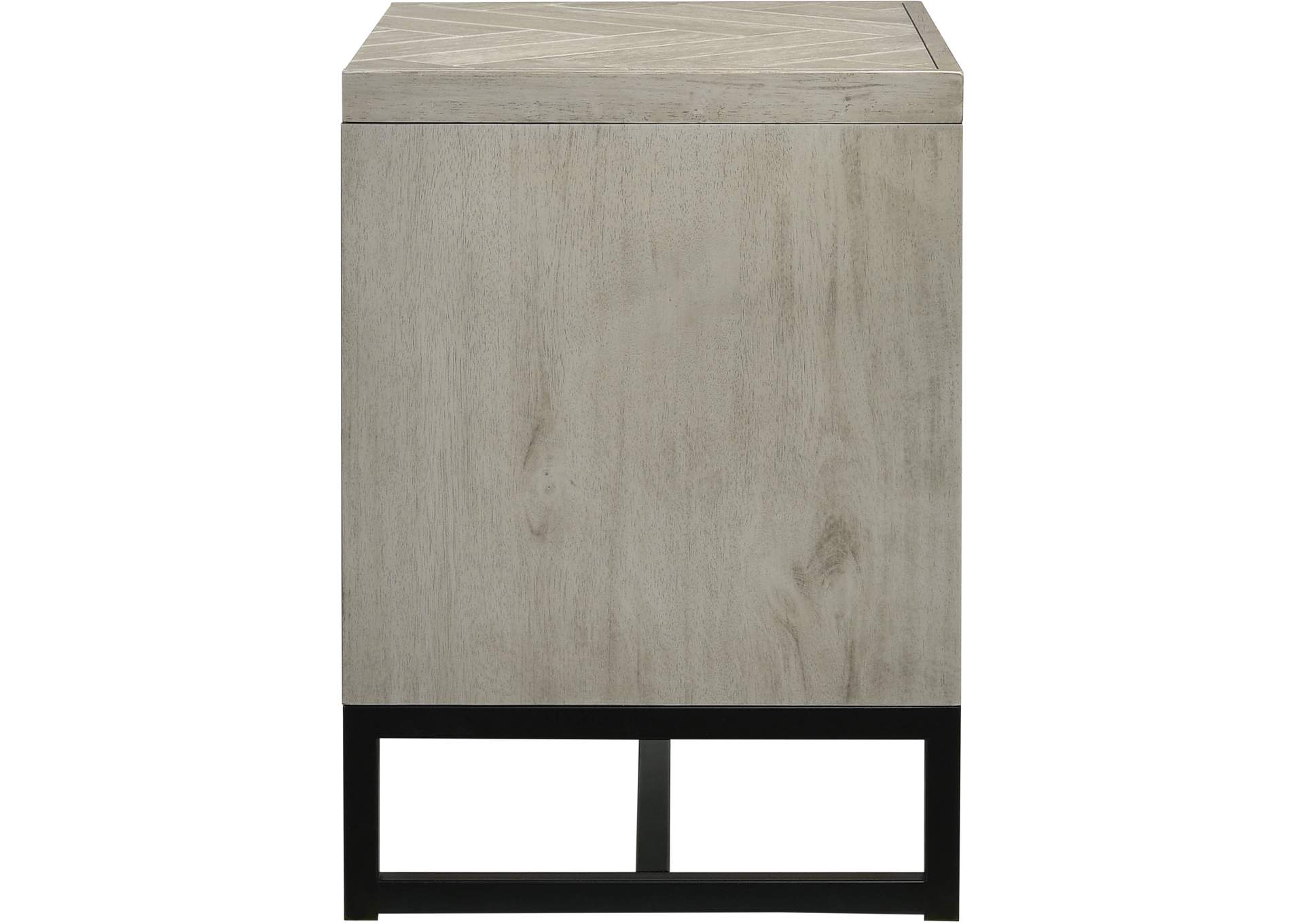 Weston Grey Stone Night Stand,Meridian Furniture