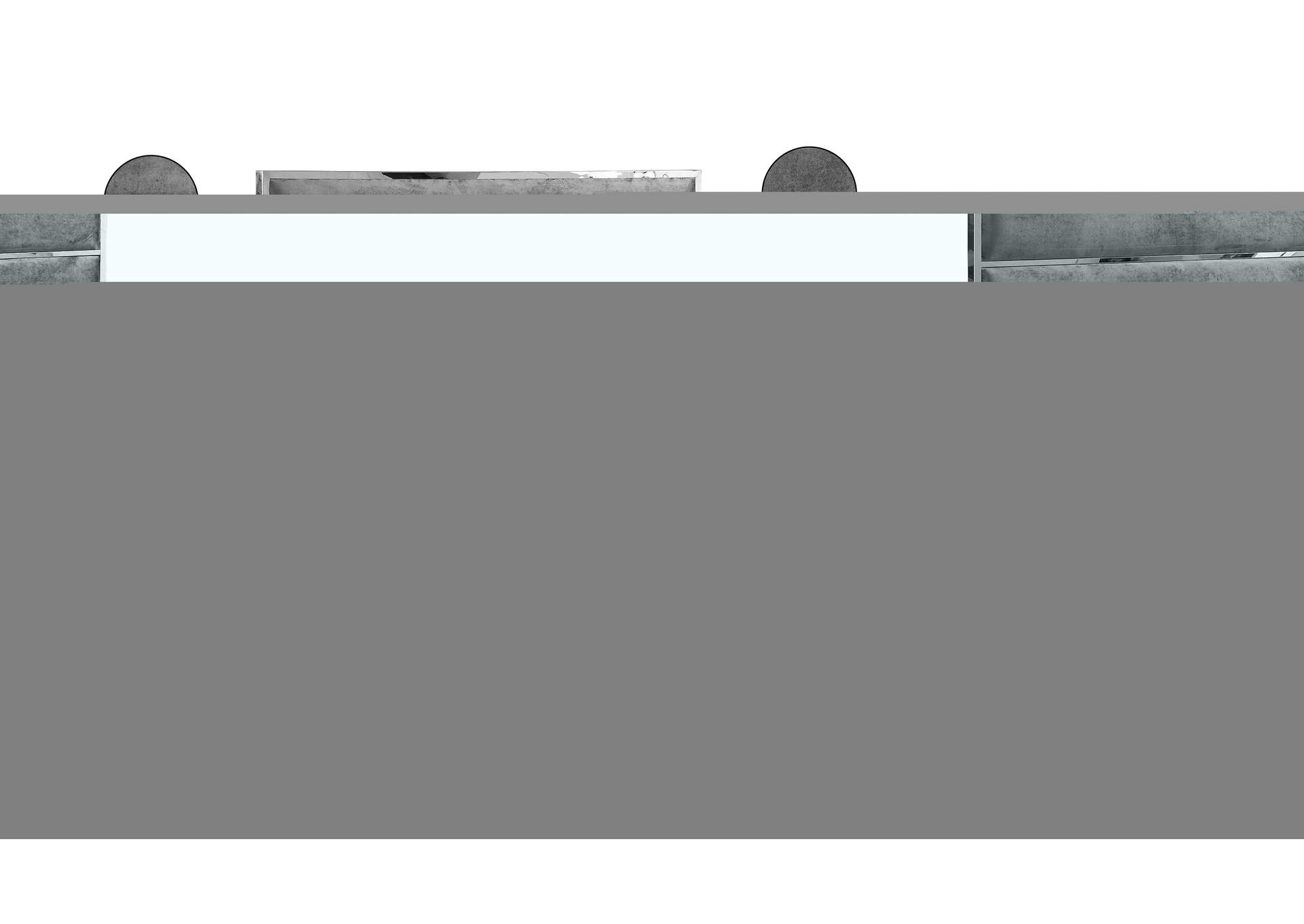 Zuma Grey Velvet Queen Bed,Meridian Furniture