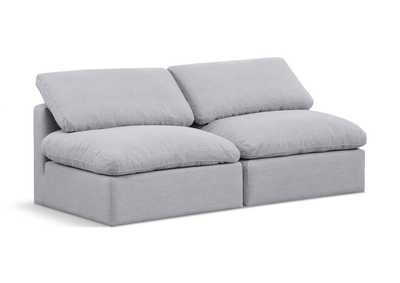 Image for Indulge Grey Linen Textured Fabric Modular Sofa