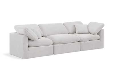 Image for Indulge Cream Velvet Modular Sofa