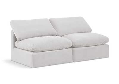 Image for Indulge Cream Velvet Modular Sofa