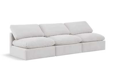 Image for Indulge Cream Velvet Modular Sofa