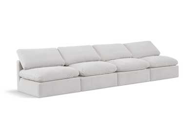 Image for Indulge Cream Velvet Modular Sofa