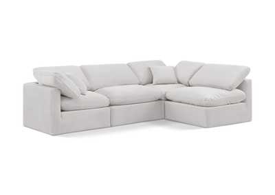 Image for Indulge Cream Velvet Modular Sectional