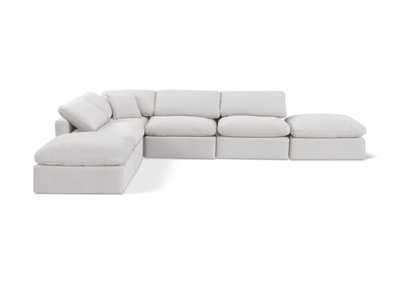 Image for Indulge Cream Velvet Modular Sectional
