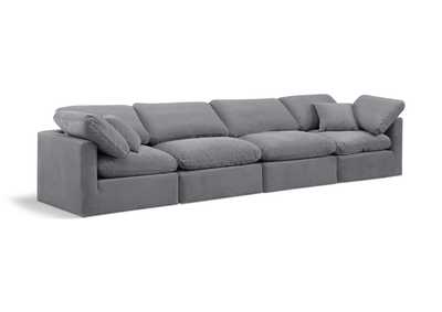 Image for Indulge Grey Velvet Modular Sofa