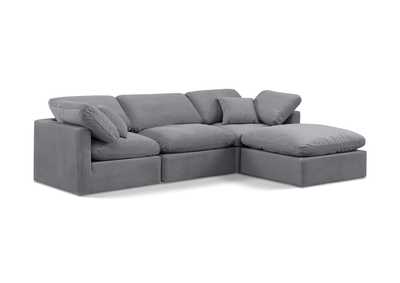 Image for Indulge Grey Velvet Modular Sectional