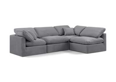 Image for Indulge Grey Velvet Modular Sectional