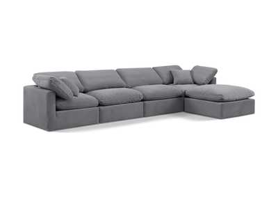 Image for Indulge Grey Velvet Modular Sectional