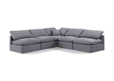Image for Indulge Grey Velvet Modular Sectional