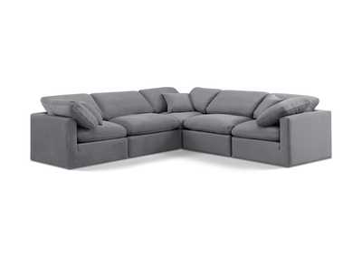 Image for Indulge Grey Velvet Modular Sectional