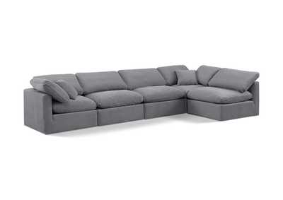 Image for Indulge Grey Velvet Modular Sectional