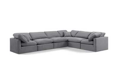Image for Indulge Grey Velvet Modular Sectional