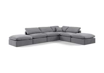 Image for Indulge Grey Velvet Modular Sectional