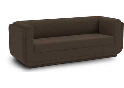 Image for Kimora Brown Linen Textured Fabric Sofa