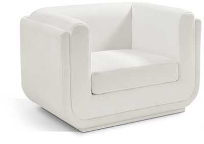Image for Kimora Cream Linen Textured Fabric Chair
