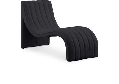 Image for Orian Black Teddy Fabric Chaise