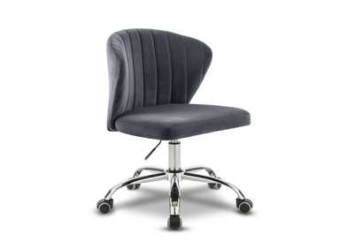 Image for Finley Grey Velvet Office Chair