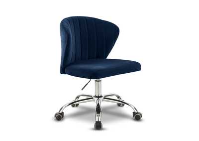 Image for Finley Navy Velvet Office Chair