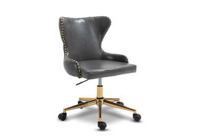 Image for Hendrix Grey Faux Leather Office Chair