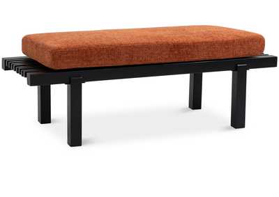 Image for Naya Cognac Chennile Fabric Bench